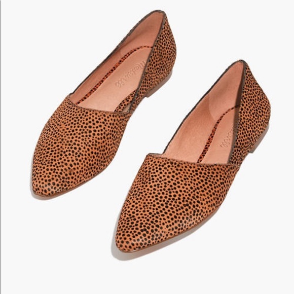 Madewell Lizbeth Flat in Dotted Calf Hair - Picture 1 of 6